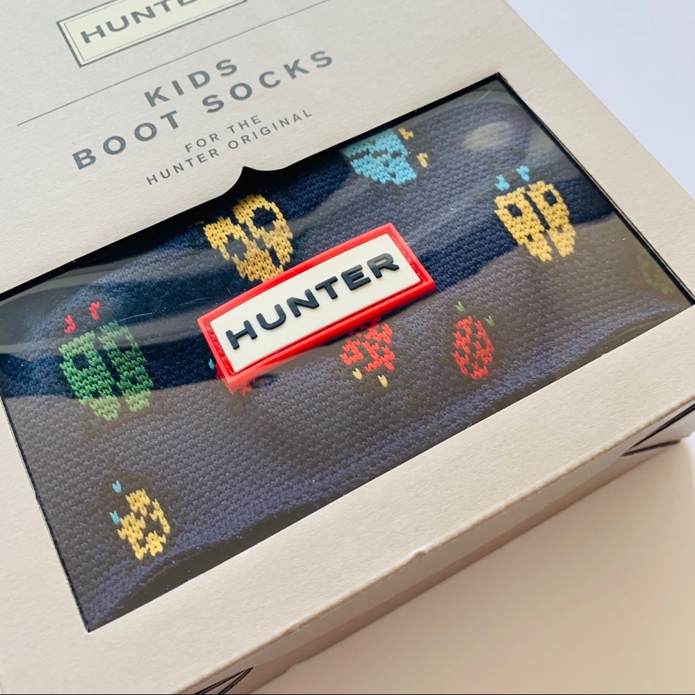 New! Hunter Kids Boot Socks, Ladybird Print, L - Picture 8 of 8